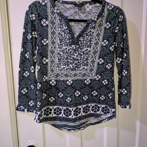 Lucky Brand ☘️ Shamrock ☘️ Tunic Xs